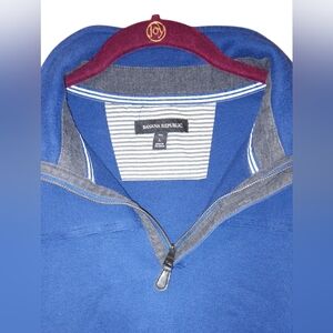 Banana Republic 1/4 Zip Sweater L